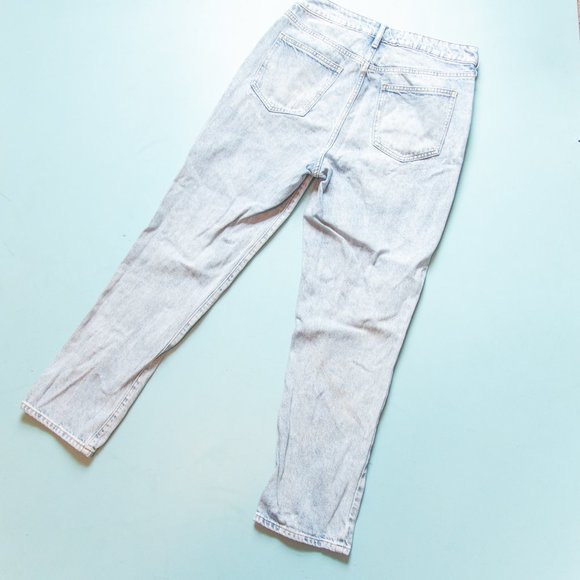 Pacsun Light Wash High Waisted Straight Leg Mom Jeans Size 28 - Picture 9 of 9